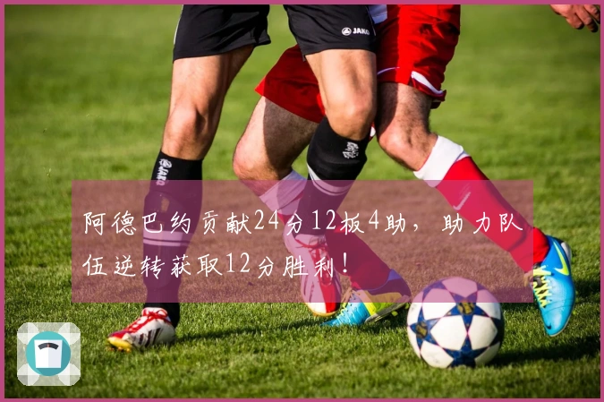阿德巴约贡献24分12板4助，助力队伍逆转获取12分胜利！